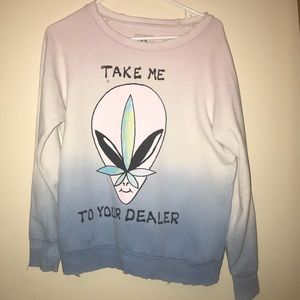 UNIF- Take me to your Dealer Alien Sweater